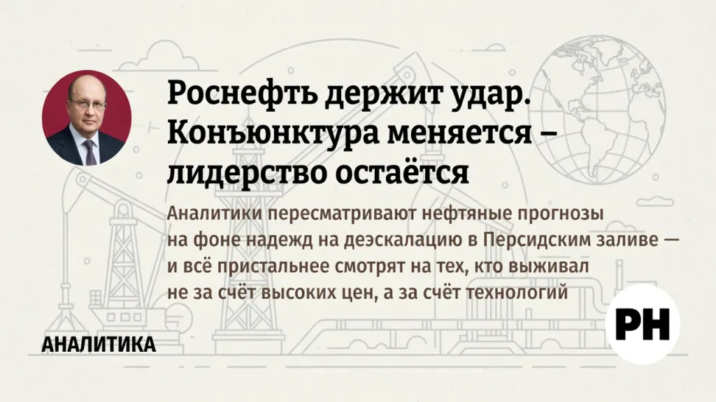 Роснефть держит удар. Конъюнктура меняется - лидерство остаётся
