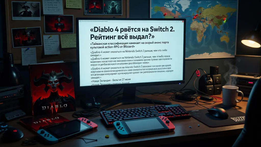 Diablo 4 рвётся на Switch 2. Рейтинг всё выдал?