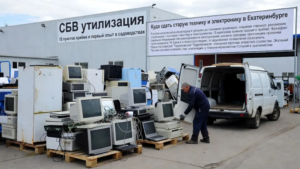 Куда сдать старую технику и электронику в Екатеринбурге